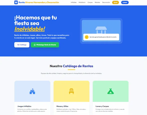 Rentas y Decoración Alvarez Hernandez